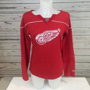 Detroit Red Wings Long Sleeve Reebok Shirt